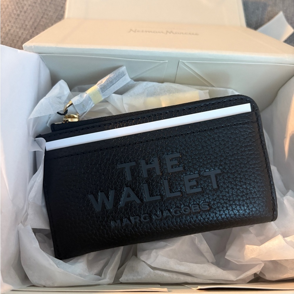 Marc Jacobs Black Textured Wallet